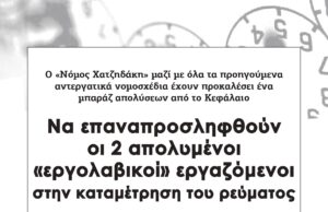 Αφίσα που κολλιέται σε ΔΕΔΔΗΕ της Αττικής