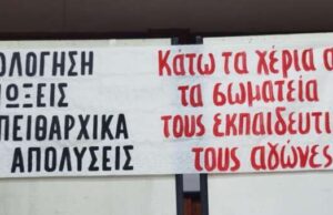 Κείμενο της εκπαιδευτικού Χρύσας Χοτζόγλου μετά την απόφαση του Διοικητικού Εφετείου Πειραιά να τη θέσει ξανά σε αργία